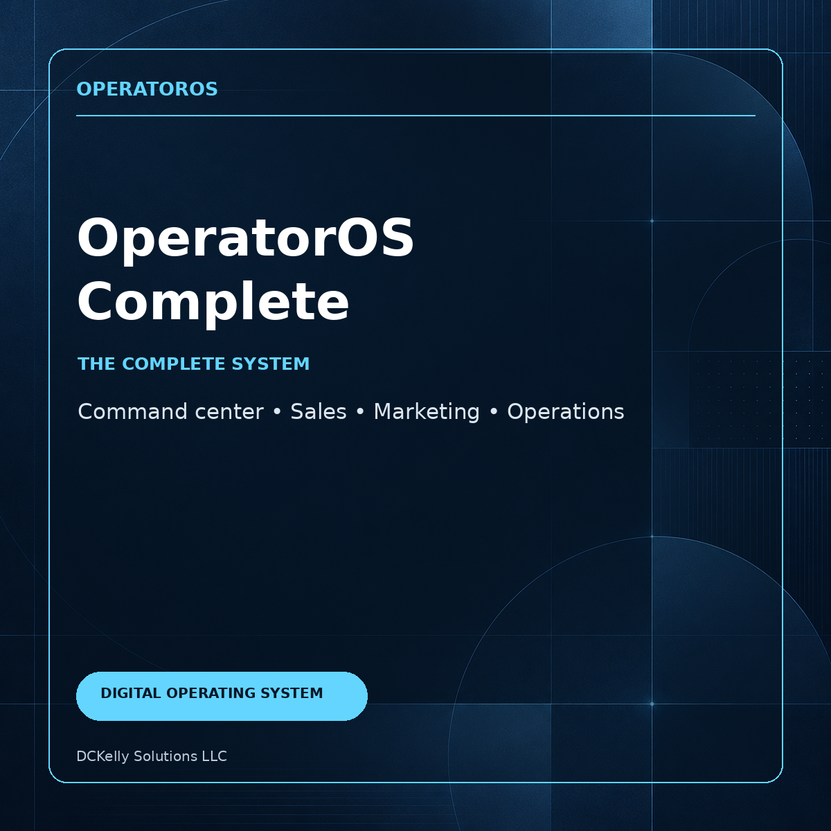 OperatorOS Complete digital business operating system